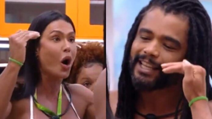 bbb-25:-gracyanne-e-diogo-se-desentendem-na-cozinha